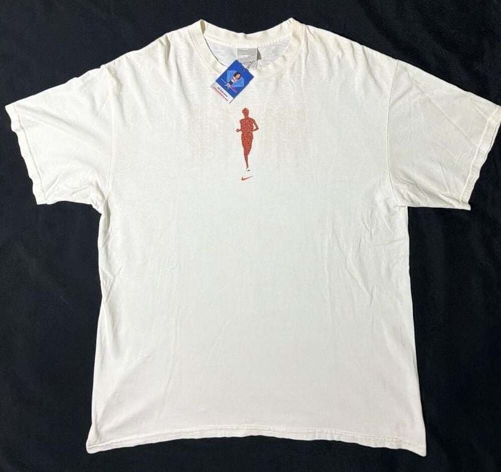 Vintage Nike No Lottery Needed Running T-Shirt Size XL